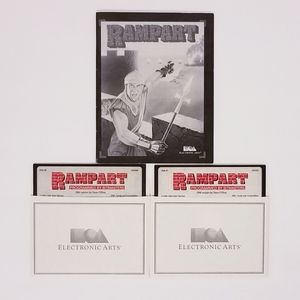 RAMPART - IBM PC Game 5.25" Floppy Disk & Manual (Strategy Game)